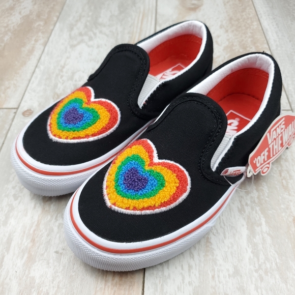 Vans Other - Vans Classic Slip On Chenille Rainbow